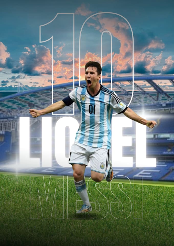 make a poster for your favorite athlete