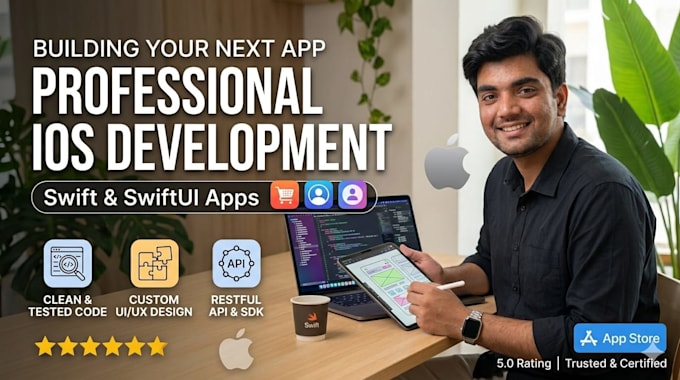 develop ios app and fix the bugs