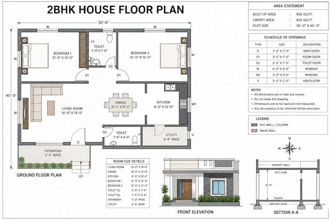 draw professional autocad floor plan