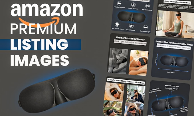 design amazon listing images infographic and ebc content
