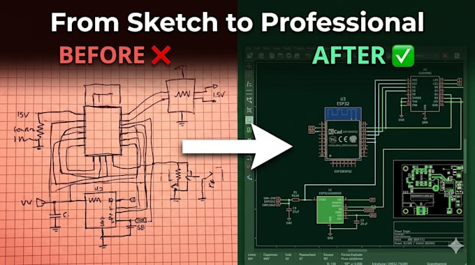 design circuit schematic in kicad
