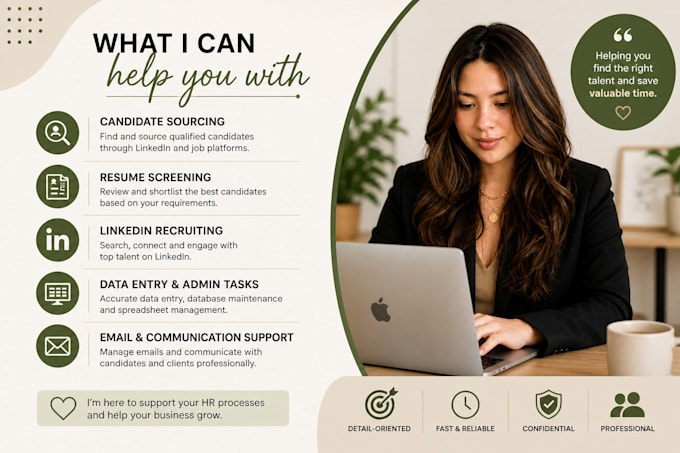 be your virtual HR assistant for recruitment and admin tasks