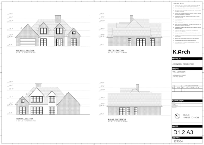 draw your architectural floor plan, drawing in autocad 2d and convert to 3d