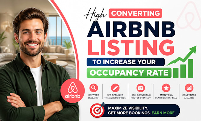 create a high converting airbnb listing to increase your occupancy rate
