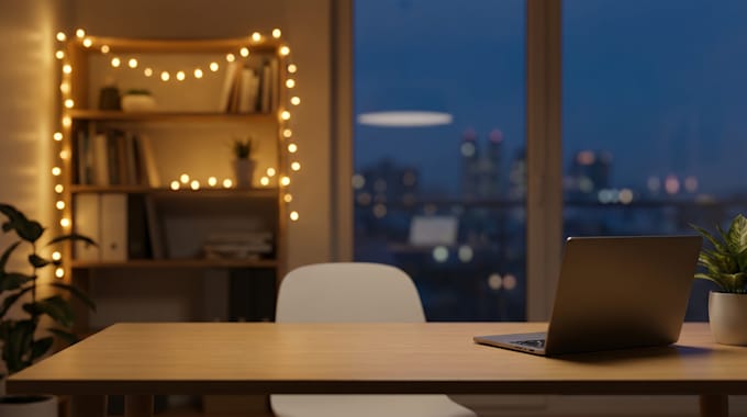 create aesthetic cozy room virtual backgrounds