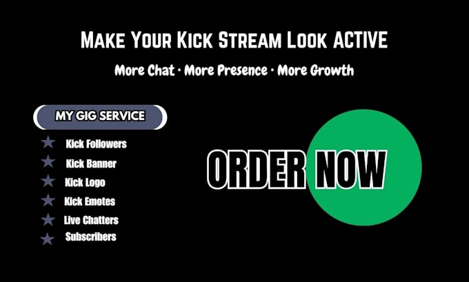 boost your kick stream engagement and make it look active