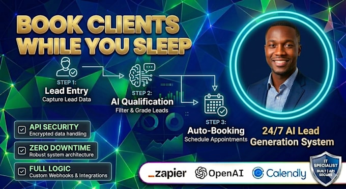 build an ai lead generation system to book clients automatically
