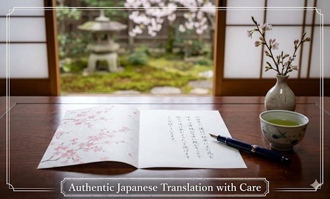 provide professional japanese translation