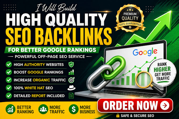 build high quality SEO backlinks for better google rankings