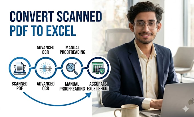 convert scanned PDF or image to excel or editable word file