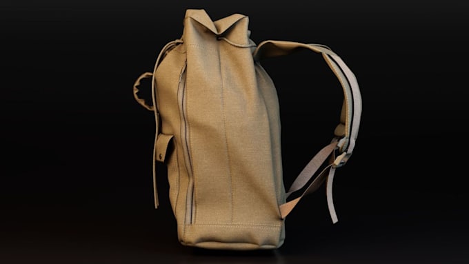 create 3d model of bag, backpack, purses handbag 2d tech pack 3d bag animation3d