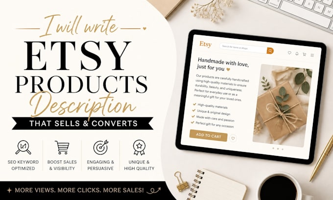 do etsy product description