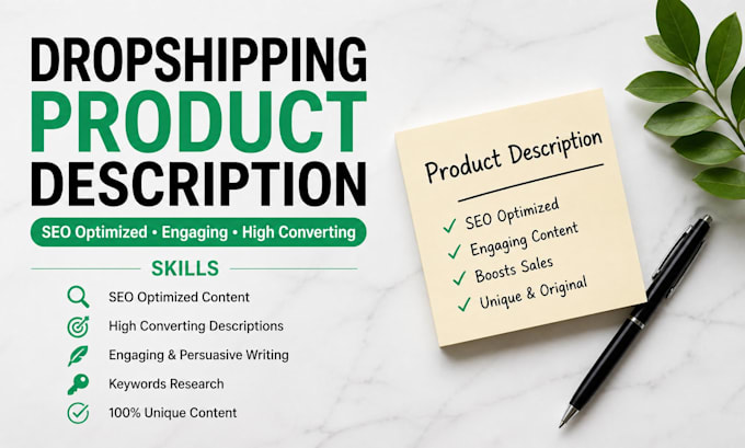 product write product description, product title writer to boost your store
