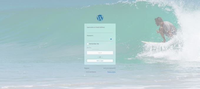 redesign and secure wordpress login system within 2 days