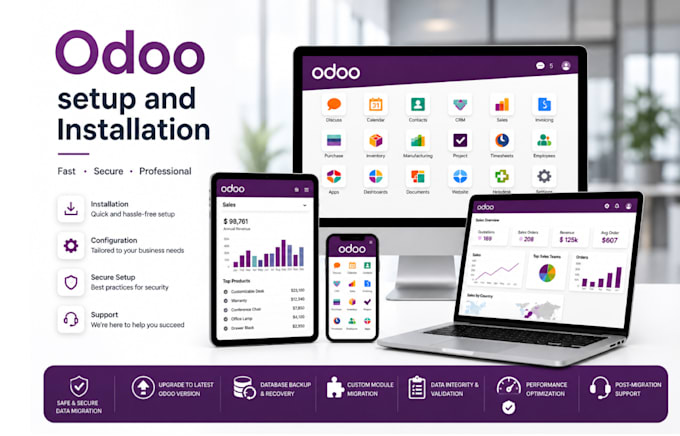 install and setup odoo on your server vps or cloud