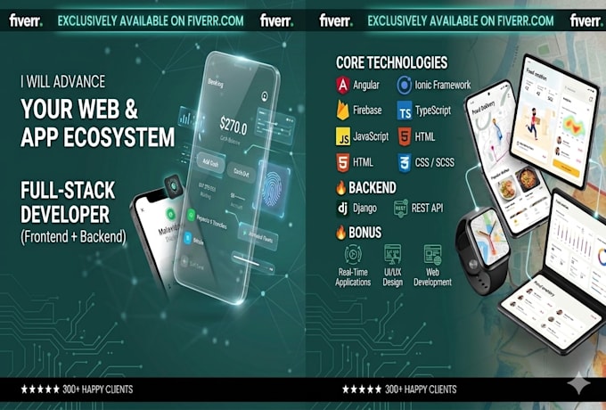 develop hybrid mobile application and website