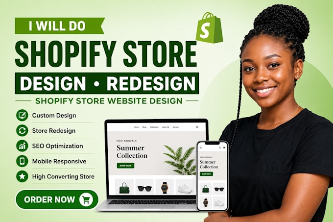 shopify store design shopify store redesign shopify store website design