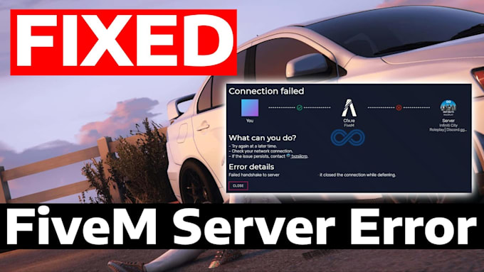 develop or fix your fivem server