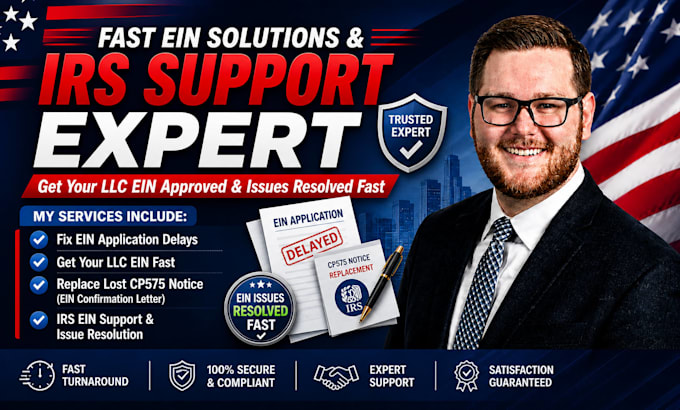 help fix your ein application delays, get your llc ein and replace lost cp575