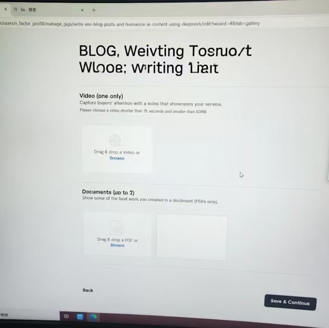 write SEO blog posts and humanize ai content using deepseek
