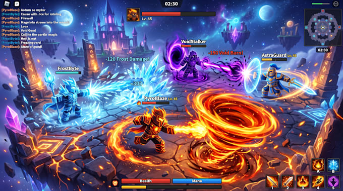 create custom roblox vfx including particles, animation, visual effects for game