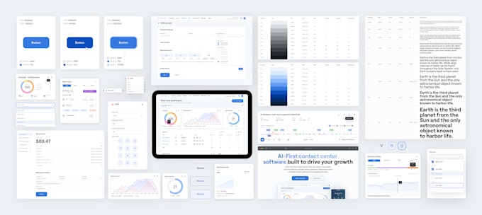 create UI kit or design system in figma for your app