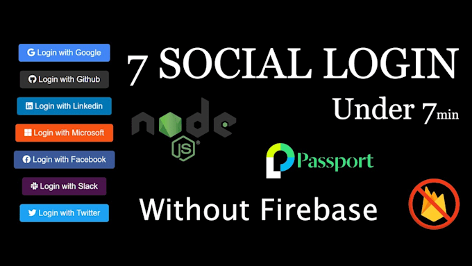 integrate stripe api, oauth2, jwt, social login, supabase and firebase backend