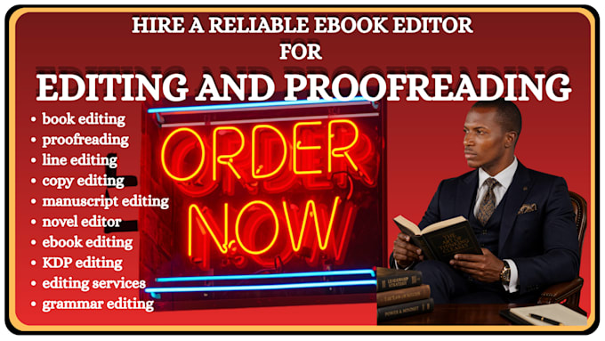 line edit and copy edit your fiction or nonfiction book