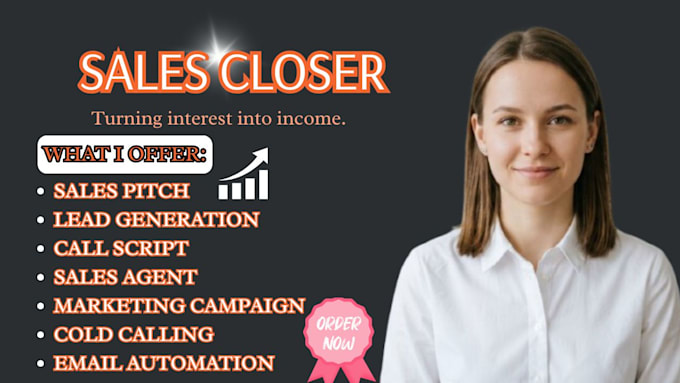 provide sdr, b2b lead generation, and sales closing services