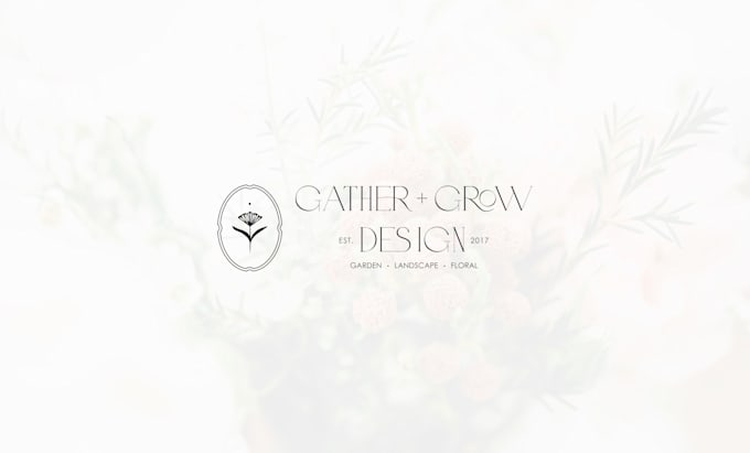 hand drawn lineart illustration logo