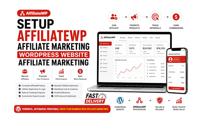 setup affiliatewp affiliate marketing wordpress website affiliate marketing