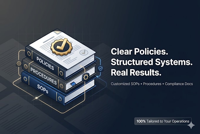 write professional business policy and procedure, sops, and employee handbook