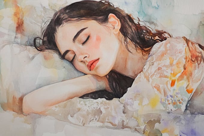 draw  a watercolor illustration