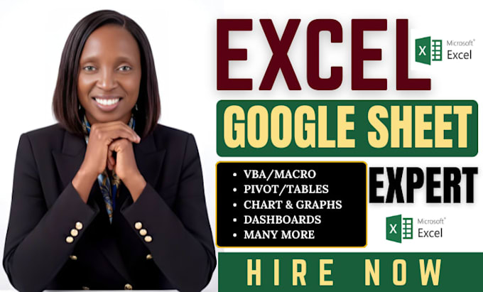 be your expert in excel and google sheets for graphs, dashboard, formular, vba
