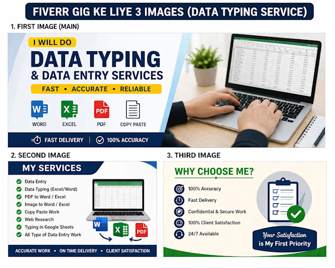 do fast and accurate data entry copy paste and typing work