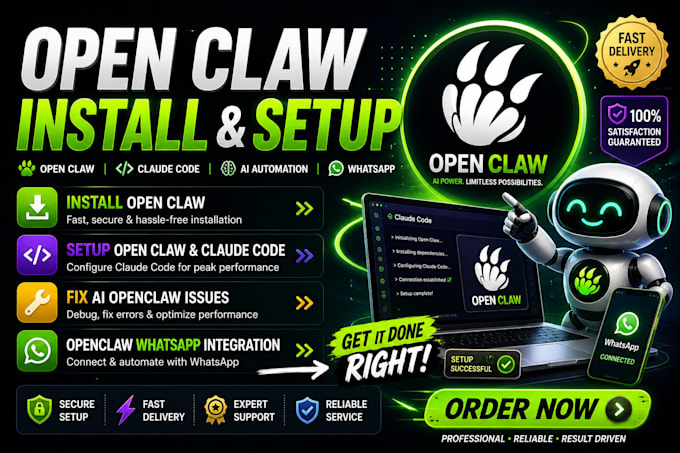 install open claw setup open claw claude code openclaw fix ai openclaw whatsapp