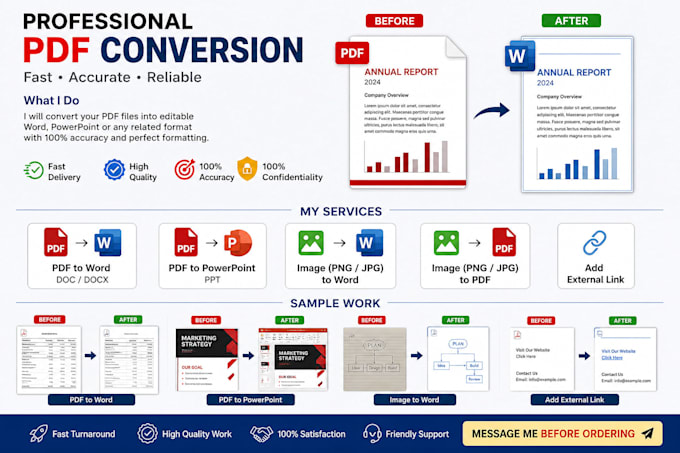 convert PDF or jpg to word or excel