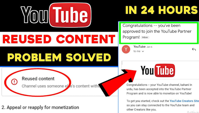 fix youtube monetization issues and adsense problem