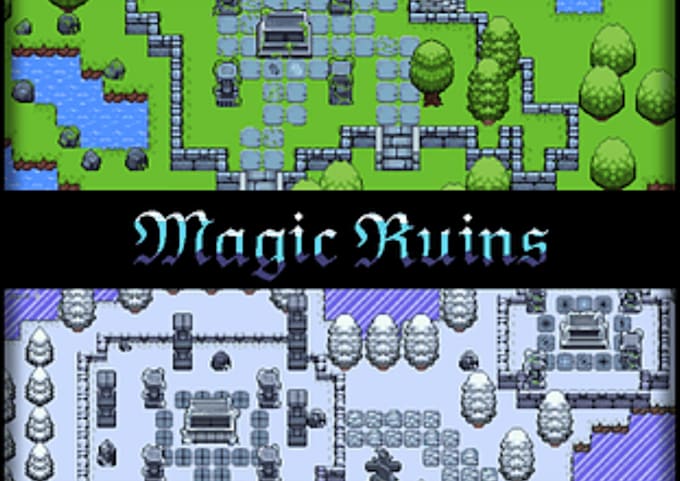 do pixel art tileset 2d sprite sheet game pixel background topdown pixel tilemap