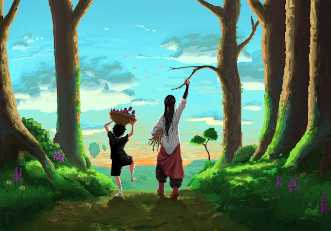 draw and illustrate, characters and storyboards