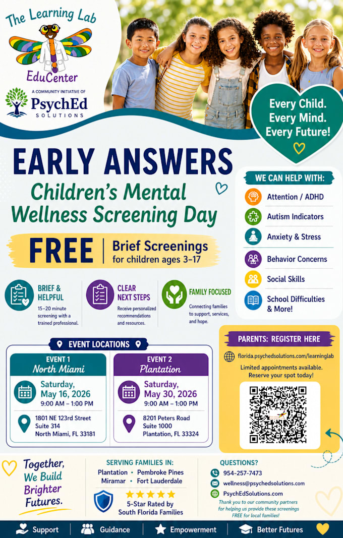 design clean medical and psychology flyers