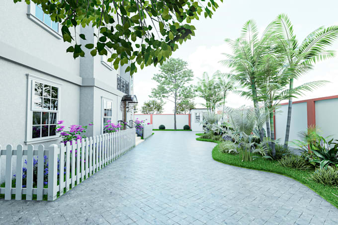 do garden front and backyard landscaping and outdoor space design