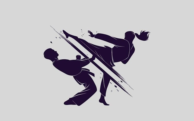 make bold and powerful self defense logo for your brand