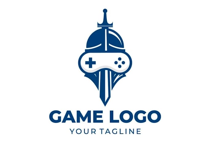 create unique medieval fantasy game, rpg, mmo game logo