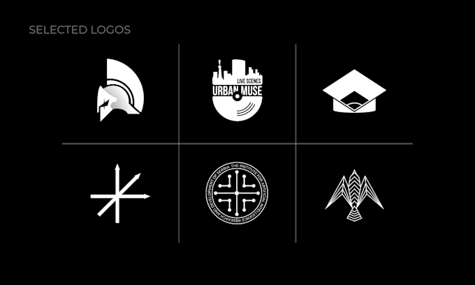 design a minimalist geometric logo for modern brands