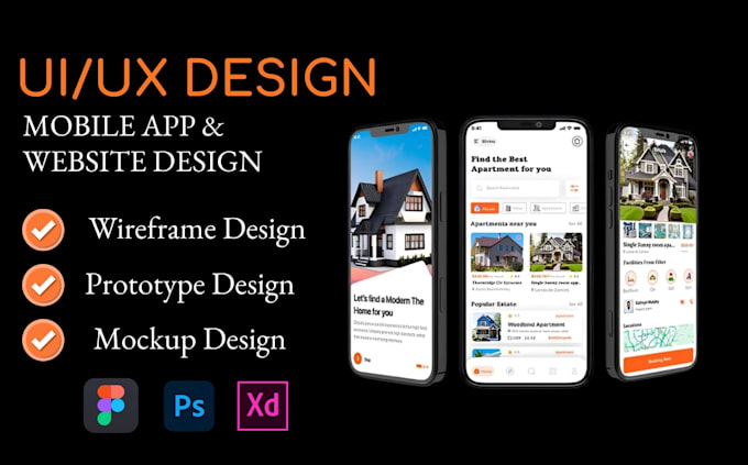 design website UI UX, wireframes and figma website design
