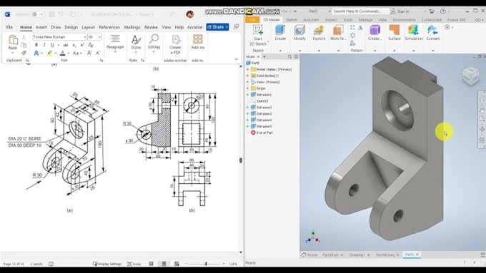 do professional solidwork cad drawing , engineering design and bom documenting