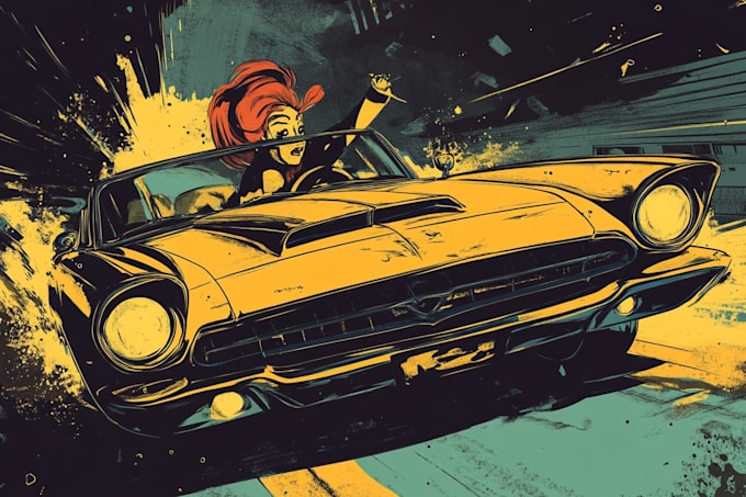 comic book illustration with comic book illustrator
