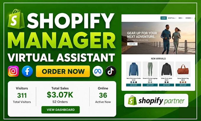 automate and manage your shopify store for cro as your shopify virtual assistant