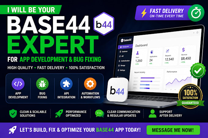 be your base44 expert for app development and bug fixing
